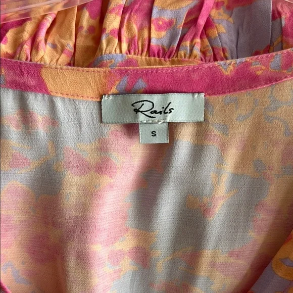 Rails Pink and Orange Floral Dress - Picture 4 of 6